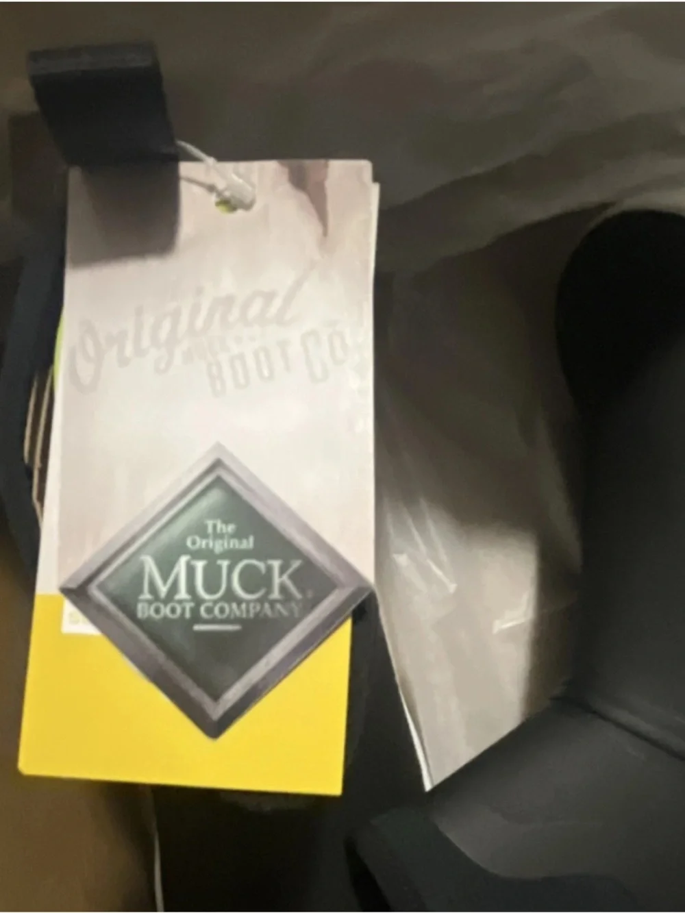 Men's Black Slip-On Rain & Snow Boots - Lightweight Waterproof